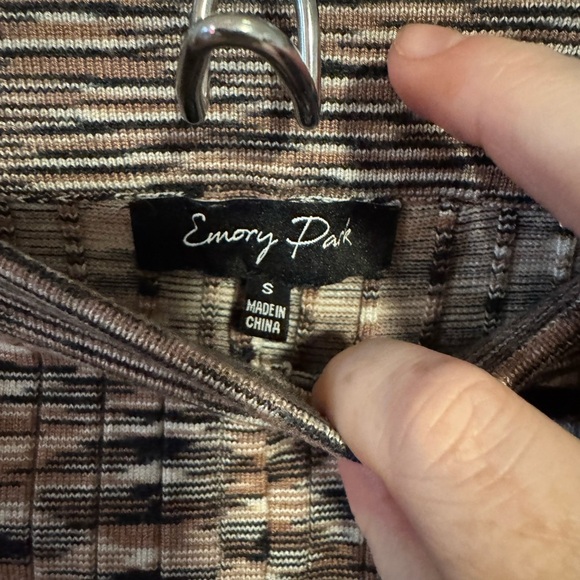 Emory Park high waist flare pants in space dye knit - Picture 3 of 5